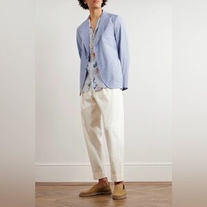 Officine Generale Light Blue Men's Sport Coat